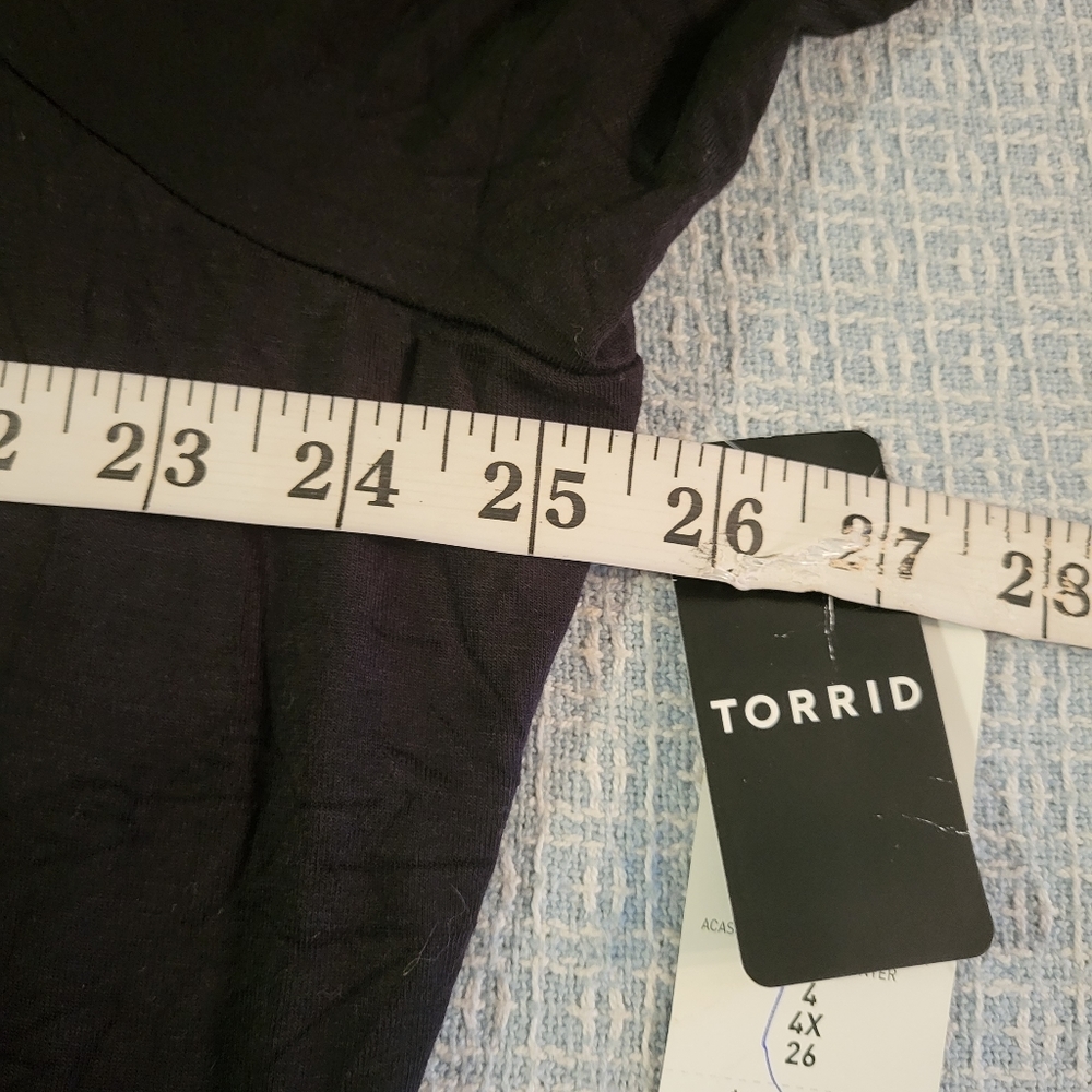 Torrid Super Soft Black Mock Midi Dress - Picture 11 of 13